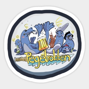 Pegelrobben Sticker